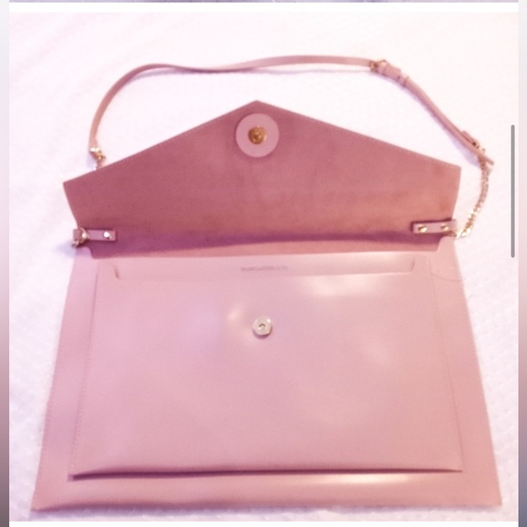 New. Glass Ladder & Co. Blush Pink Portfolio Bag Tote. - Picture 4 of 6